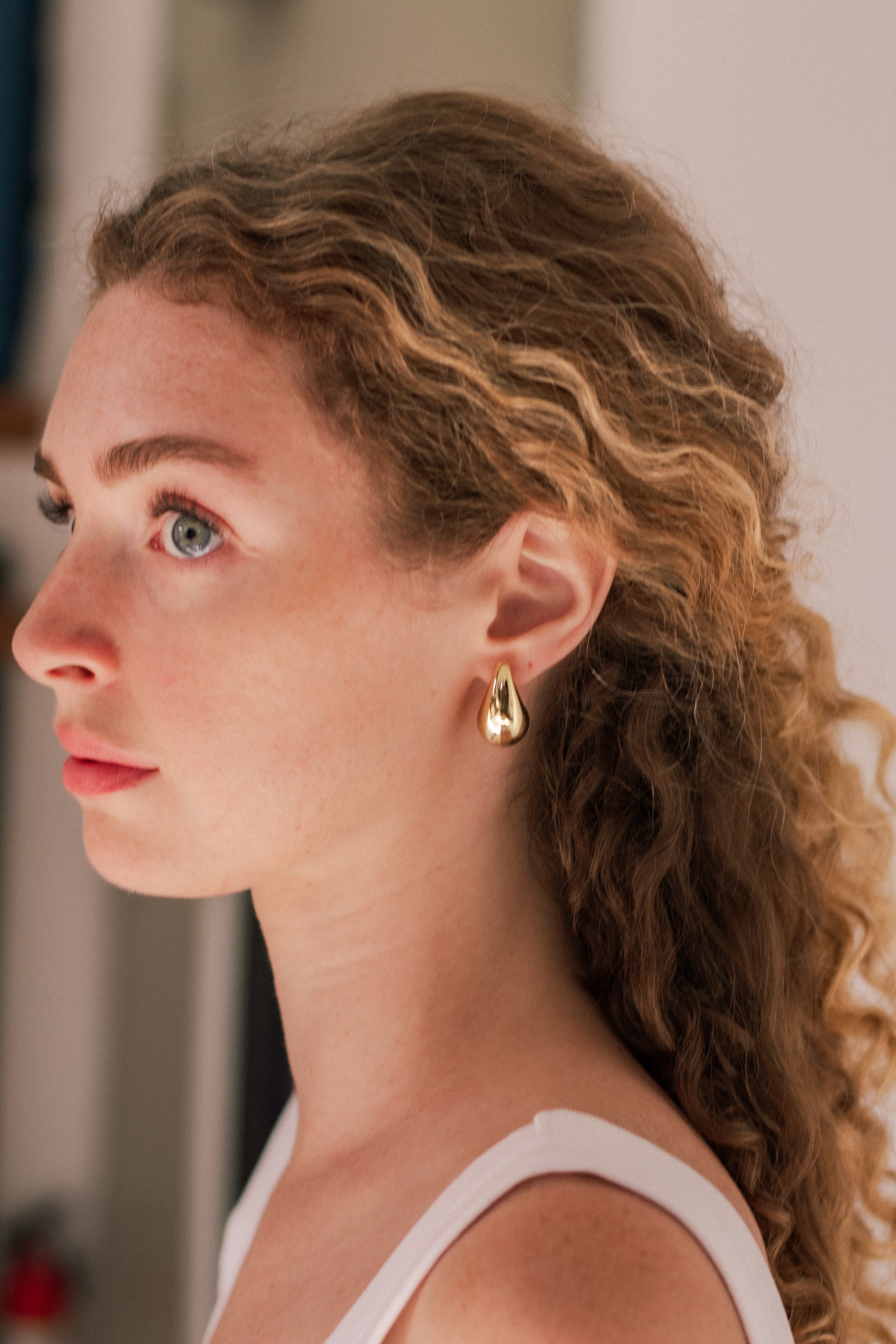 Large Water Drop Earrings