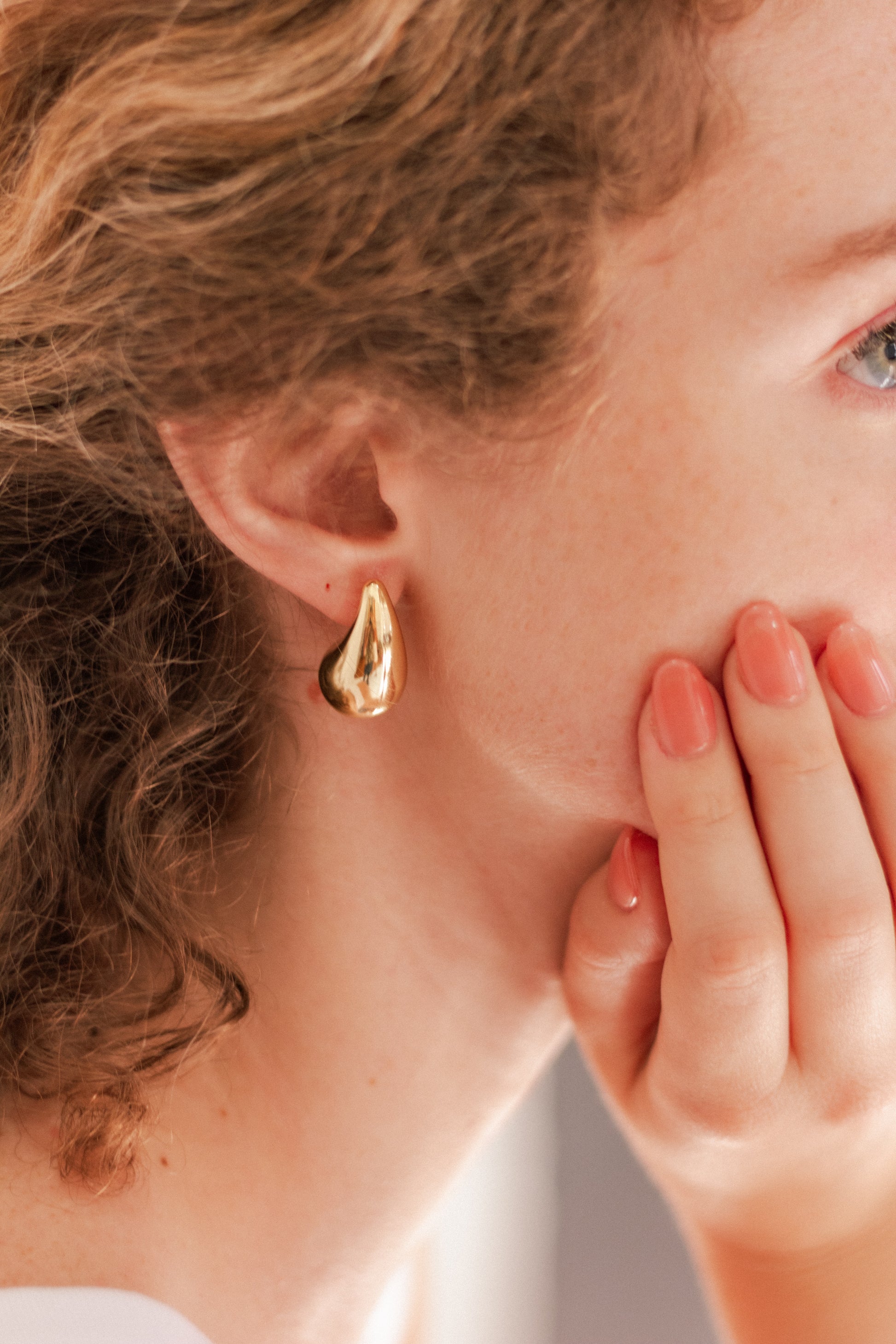 Large Water Drop Earrings