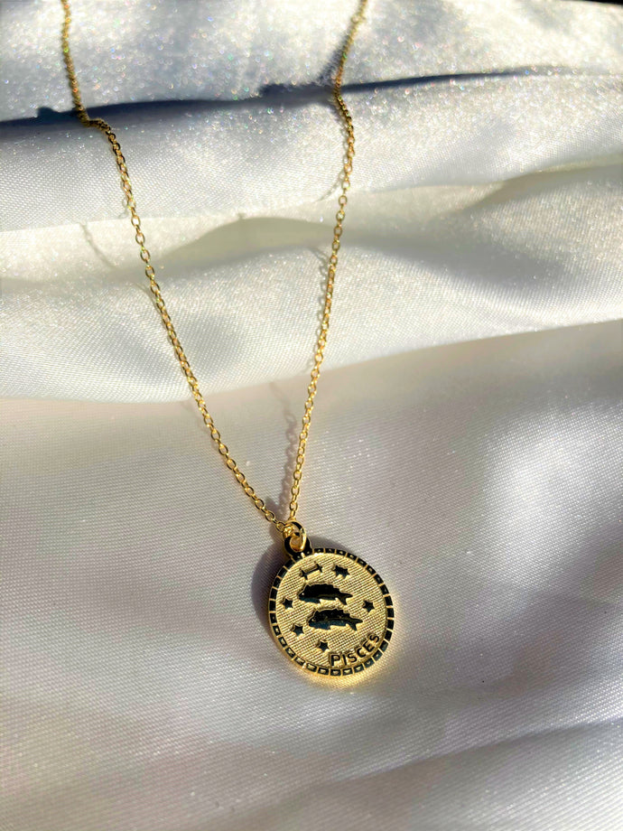 Pisces -Zodiac Necklace