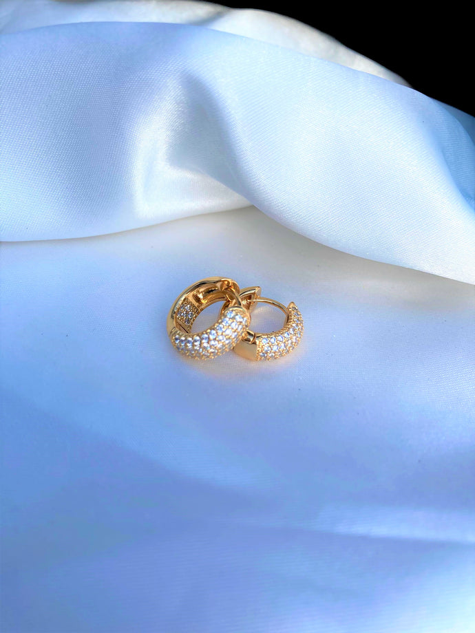 Mini-Rhinestone Earring